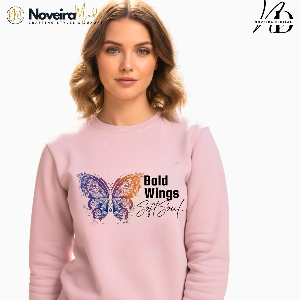 Digital Art Sweatshirt-Butterfly Art