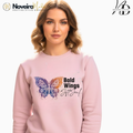 Digital Art Sweatshirt-Butterfly Art