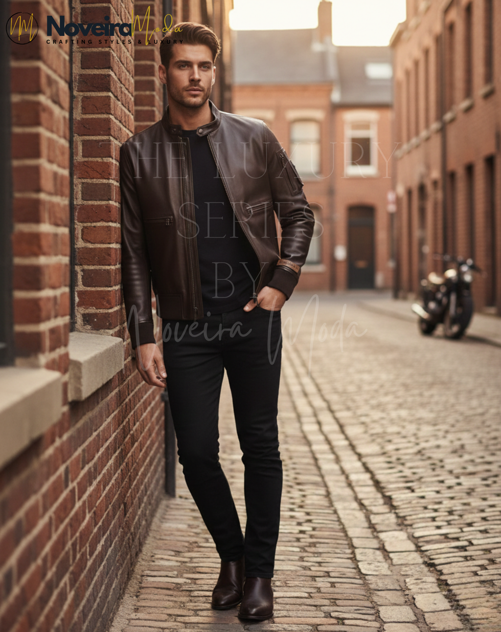 Luxury Biker Jacket for Men | Designer Inspired| Premium Streetwear