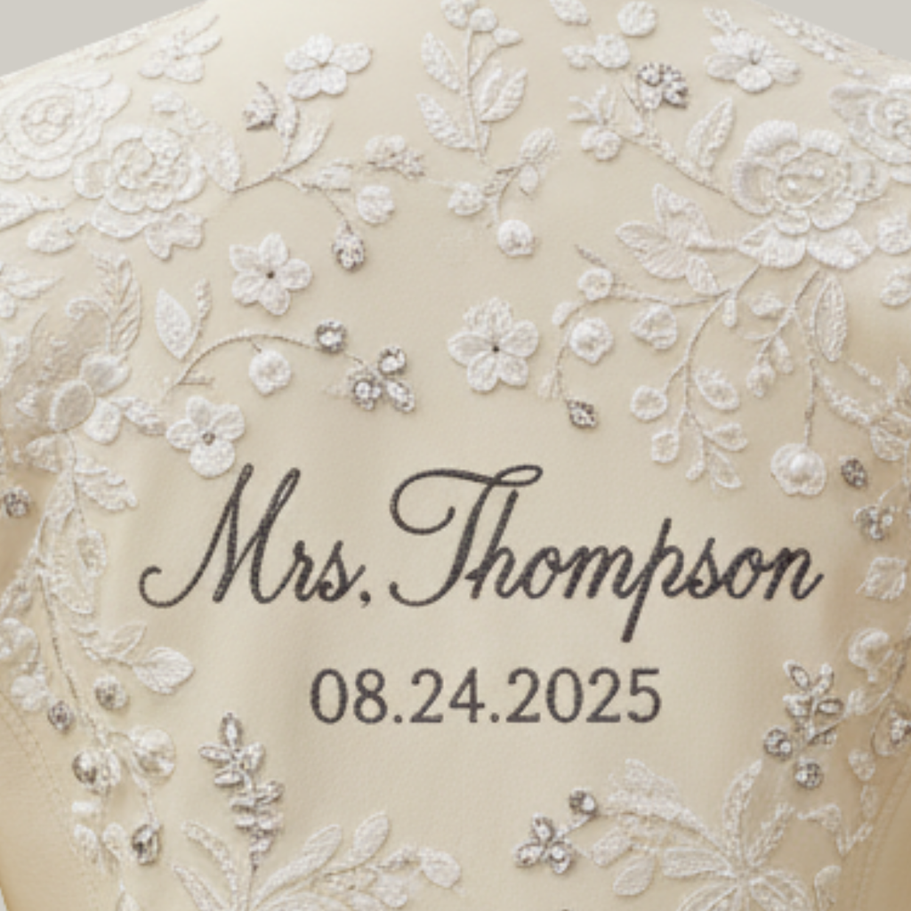 The Eternal Bloom Embroidered Wedding Style