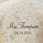 The Eternal Bloom Embroidered Wedding Style