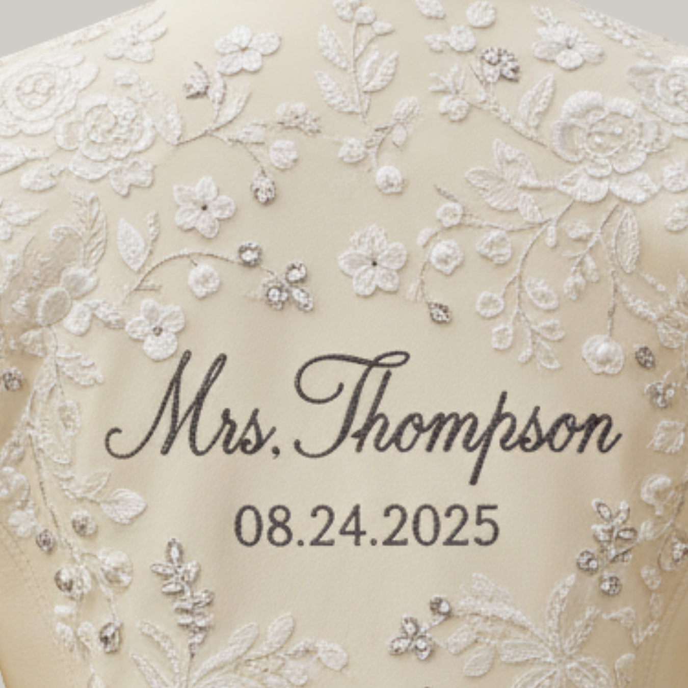 The Eternal Bloom Embroidered Wedding Style