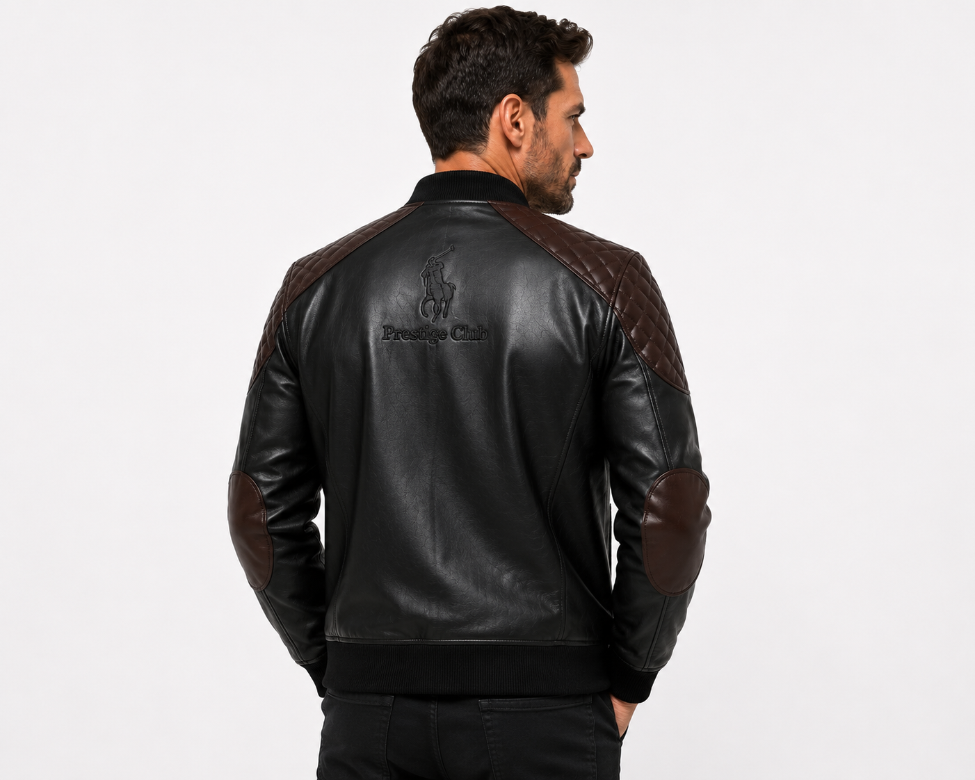 Prestige Leather Bomber Jacket