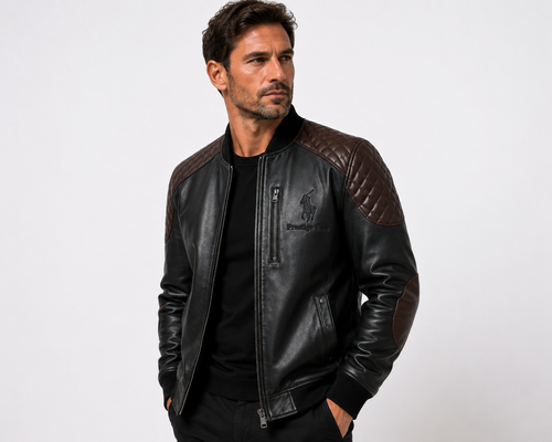 Prestige Leather Bomber Jacket