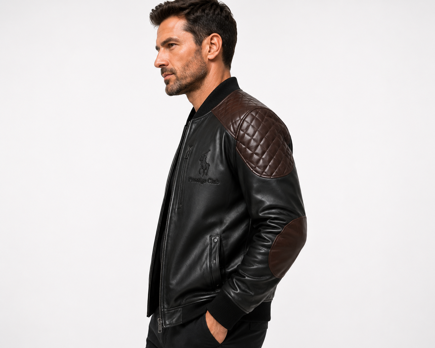 Prestige Leather Bomber Jacket